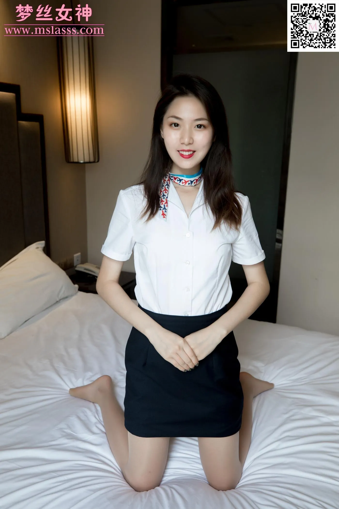[MSLASS梦丝女神] 2020.02.26 NO.093 芷蕾 航空校花 [63P]插图3
